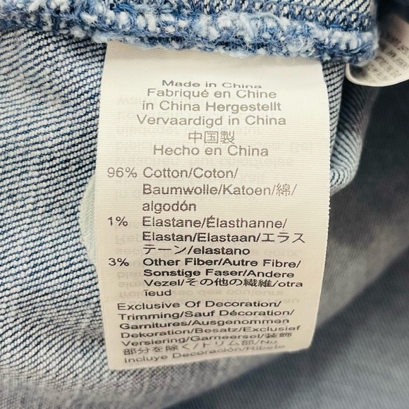 Madewell Blue Jean Shorts Rainbow Pride Preppy Lake Vacation Resort - Picture 9 of 9